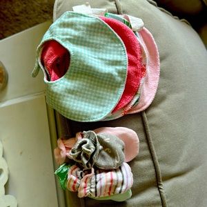 Newborn, 0-3 months and, 3 months clothes. Barely used.